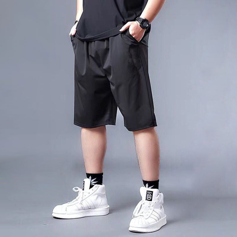 Men's Large Size Ice Silk Sports Shorts