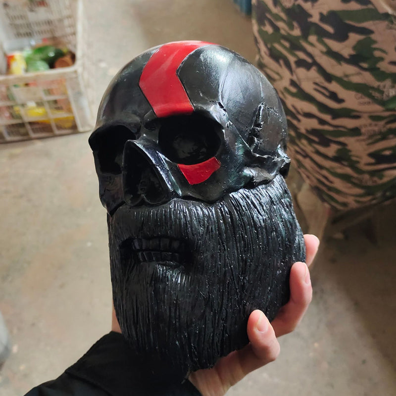 Motorcycle Skull Helmet Holder