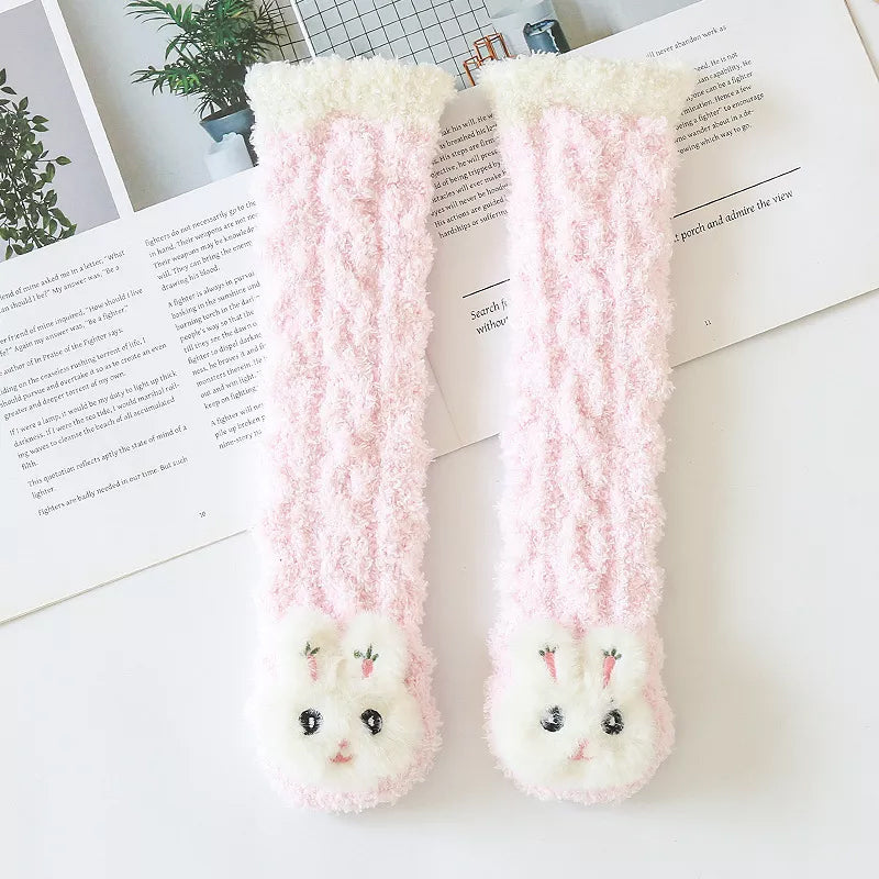 🎁3D Baby Winter Fluffy Fuzzy Slipper Socks