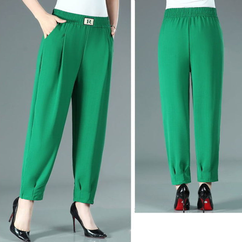 Ice Silk Harem Pants For Women