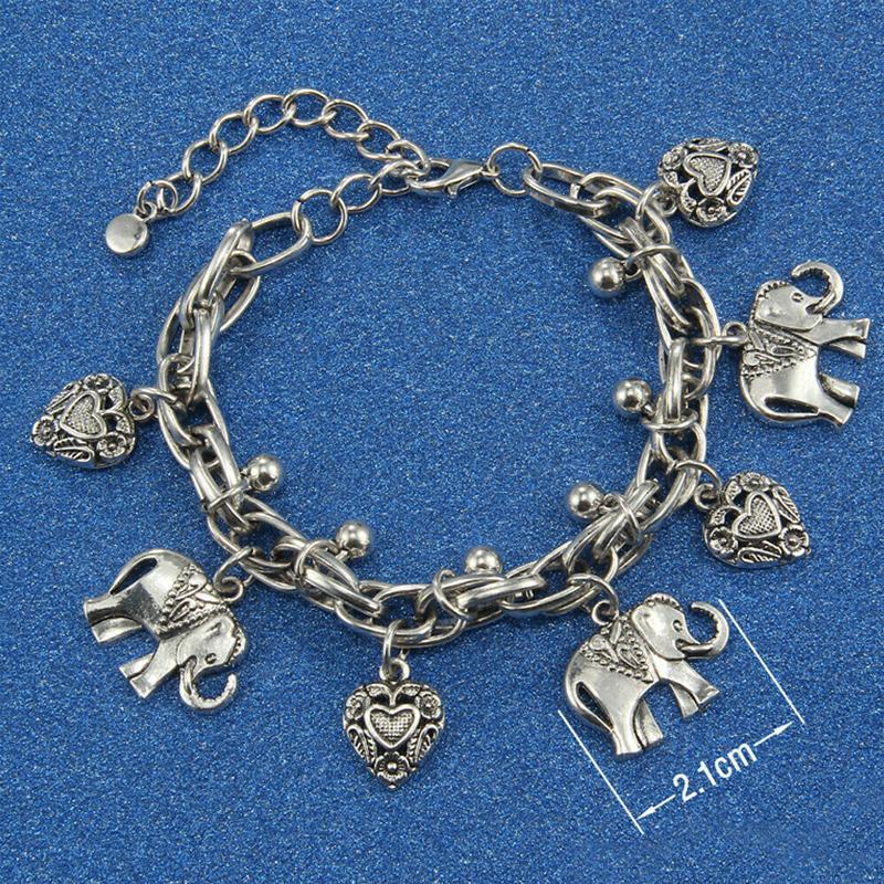 Handmade-Vintage Elephant Anklet