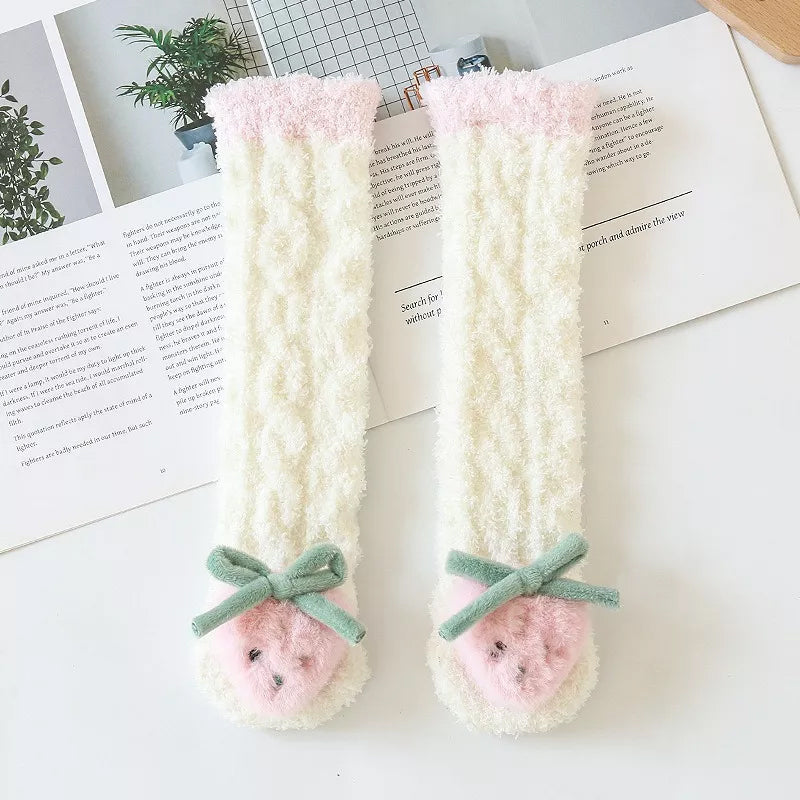 🎁3D Baby Winter Fluffy Fuzzy Slipper Socks