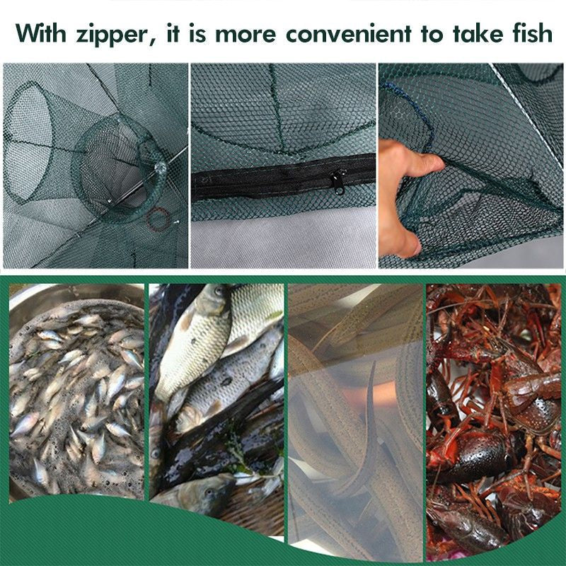 Automatic Folding Fish Trap