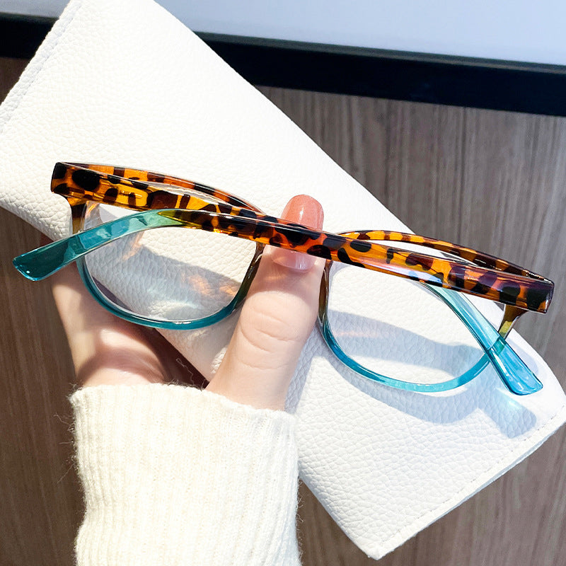 Sexy Leopard Print Gradient Reading Glasses