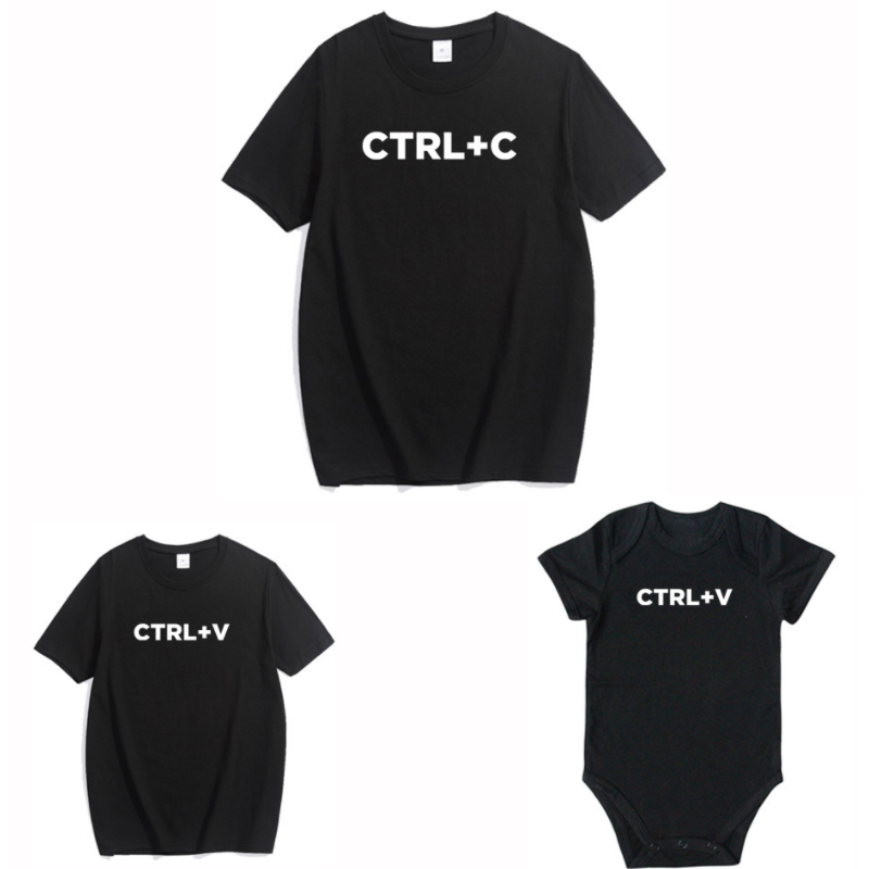 Parent-child outfit - Copy and paste T-shirt