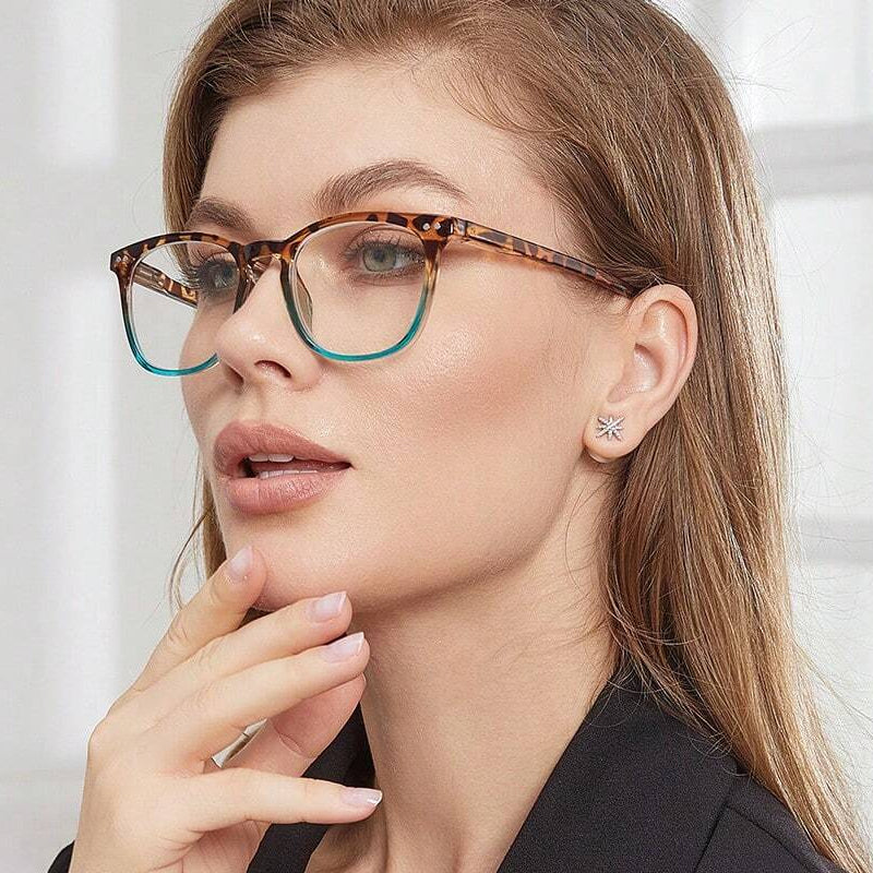 Sexy Leopard Print Gradient Reading Glasses