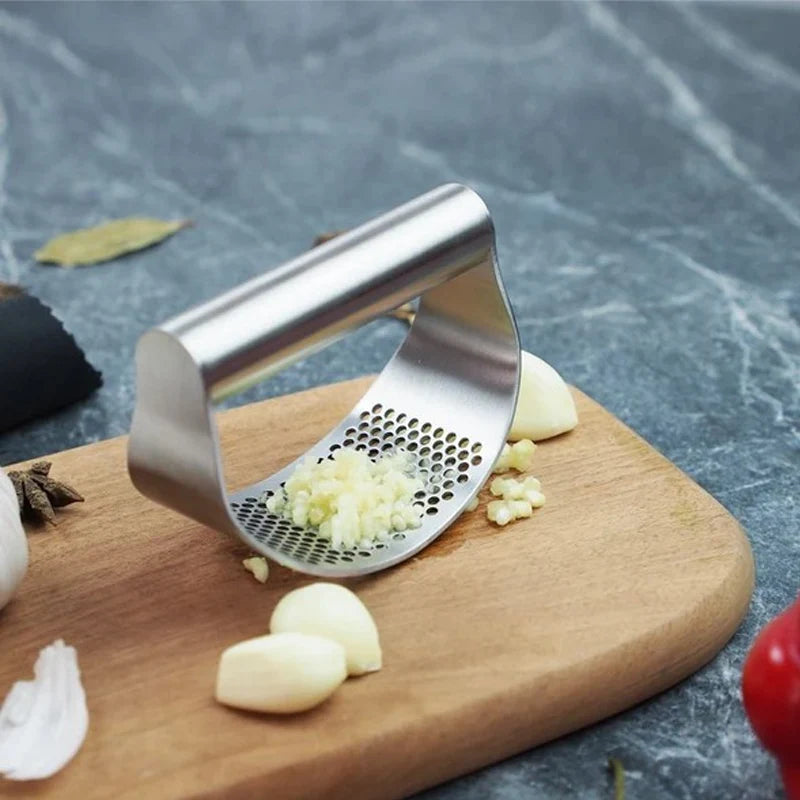 Premium Stainless Steel Garlic Press, Garlic Press Cooking Tool