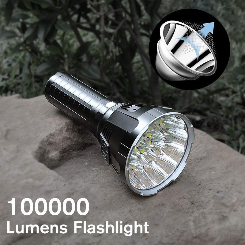 30000-5000 Lumen High Power LED Waterproof Flash Light