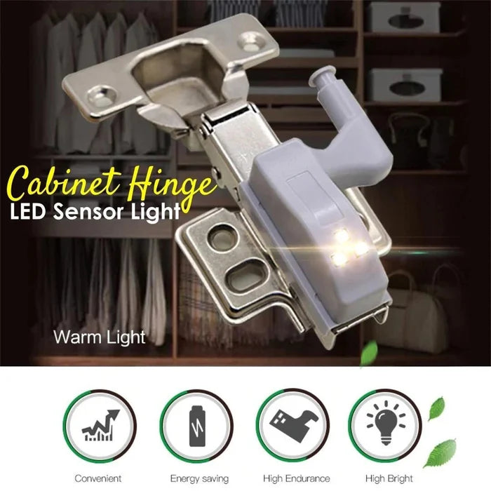 Hinge LED Sensor Light For Kitchen Bedroom(10 pcs)