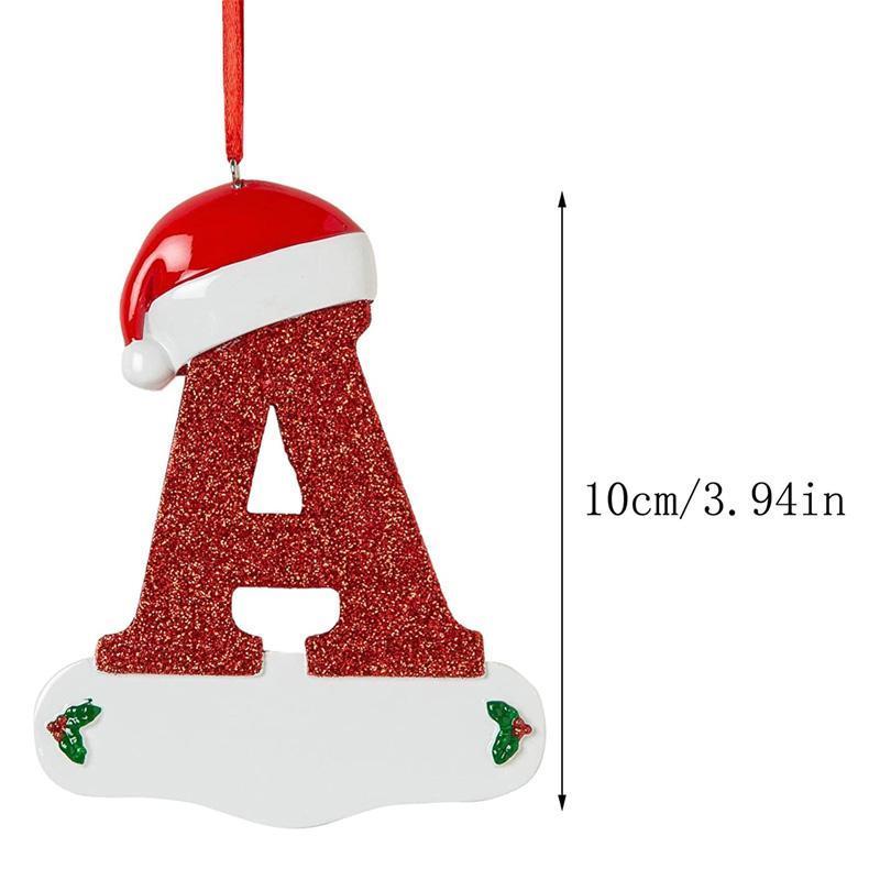 Personalized Christmas 24 Letter Ornaments