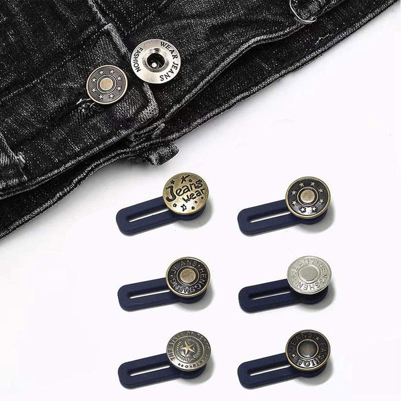 Jeans Retractable Buttons Extension Buckle