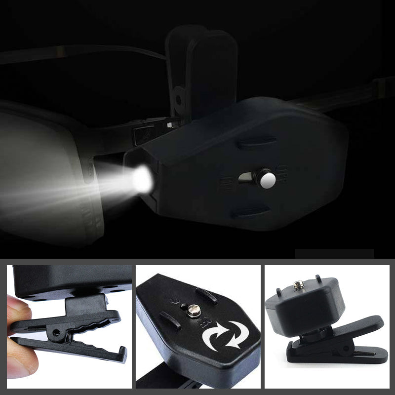 Led Glasses Clip-on Reading Light