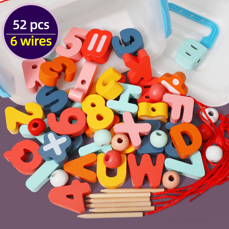 Educational Lacing Beads Set