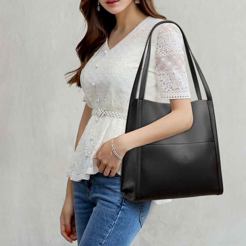 Solid Color Simple Shoulder Bag