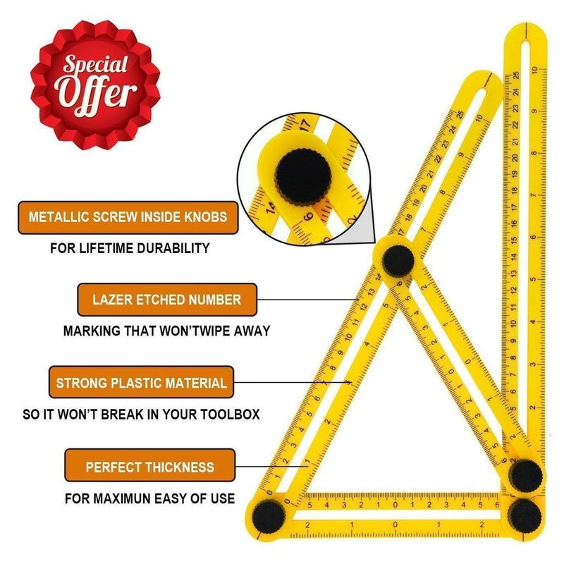 Amenitee® Universal Angularizer Ruler