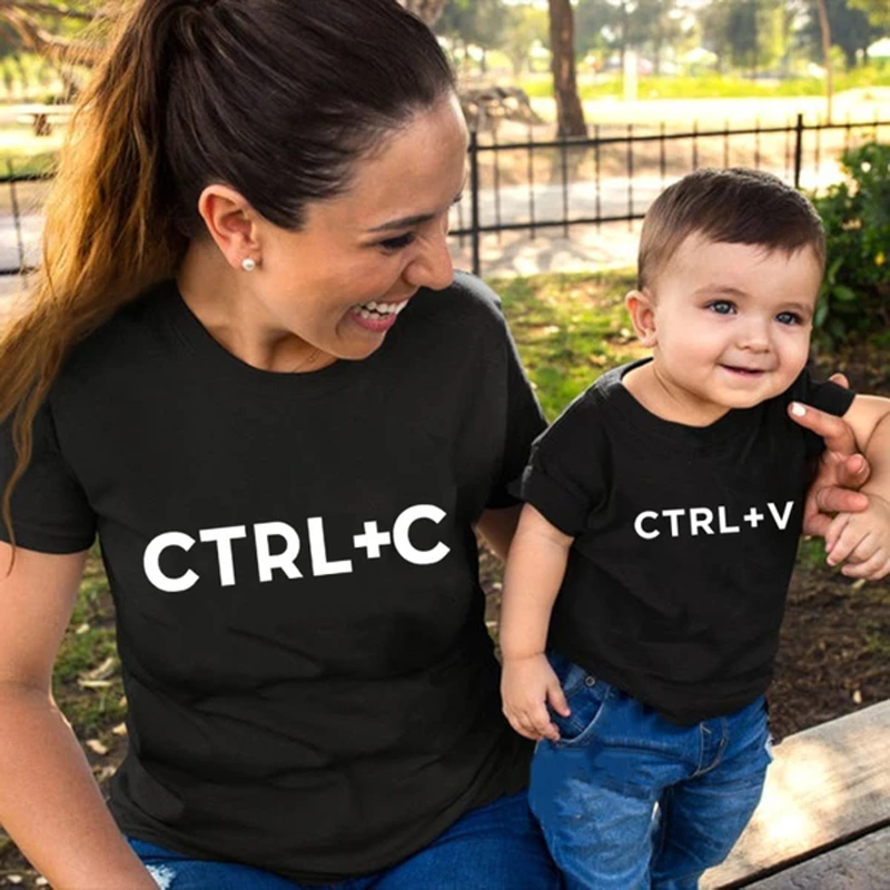 Parent-child outfit - Copy and paste T-shirt