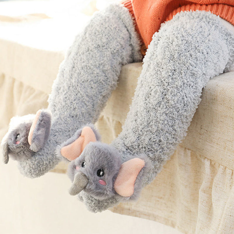 🎁3D Baby Winter Fluffy Fuzzy Slipper Socks