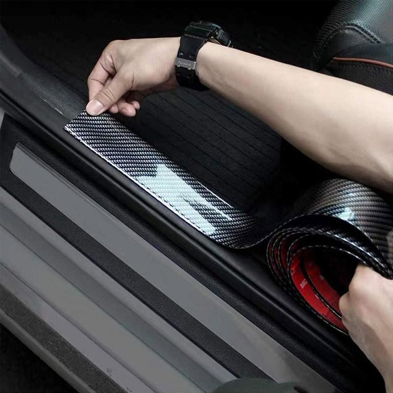 Car Carbon Fiber Threshold Sticker