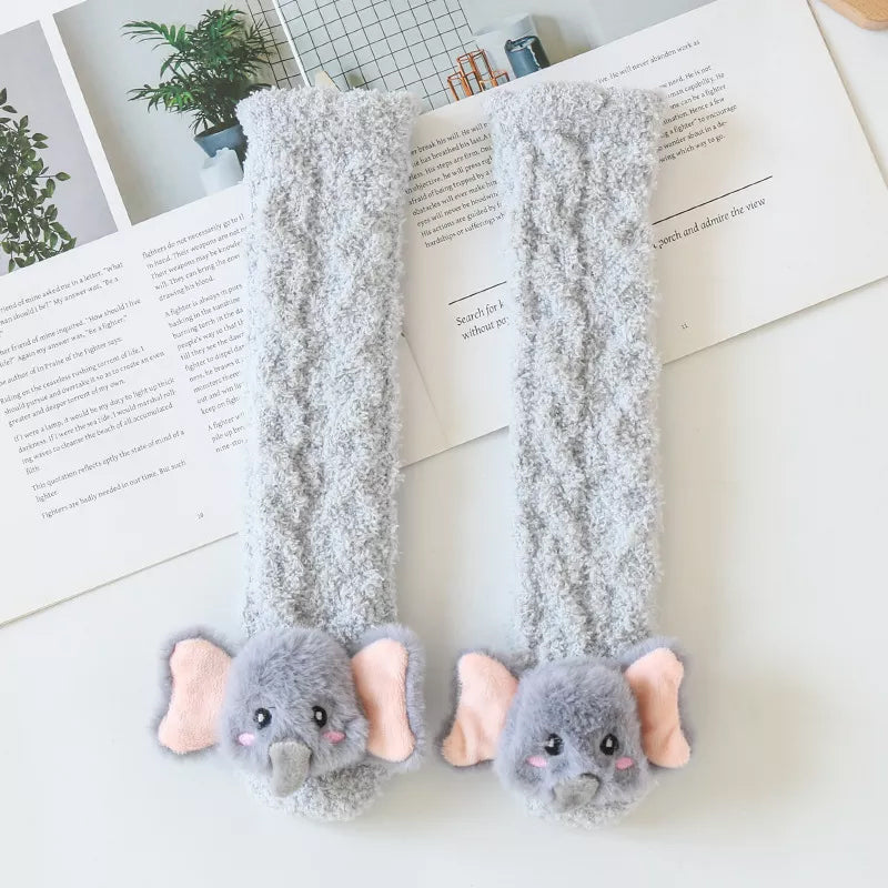 🎁3D Baby Winter Fluffy Fuzzy Slipper Socks