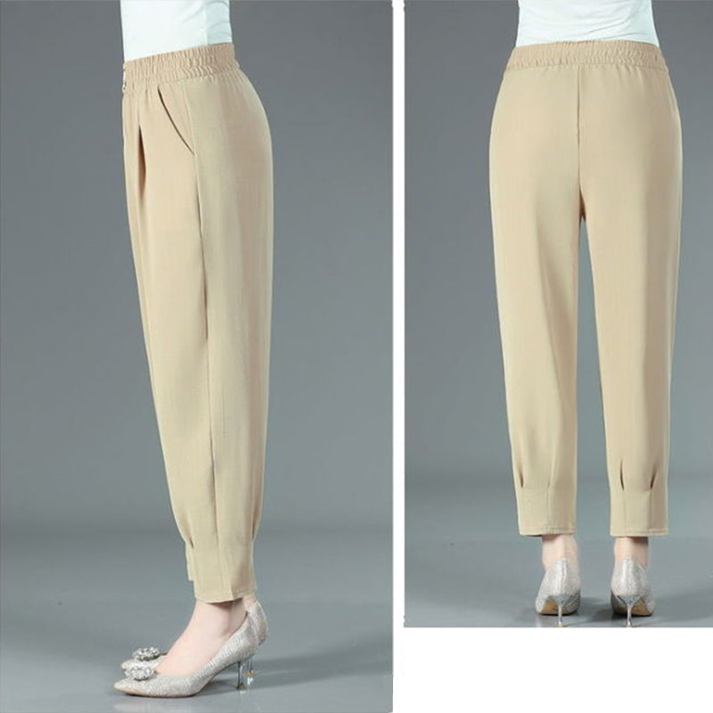 Ice Silk Harem Pants For Women