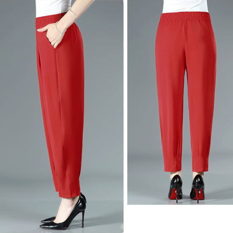 Ice Silk Harem Pants For Women