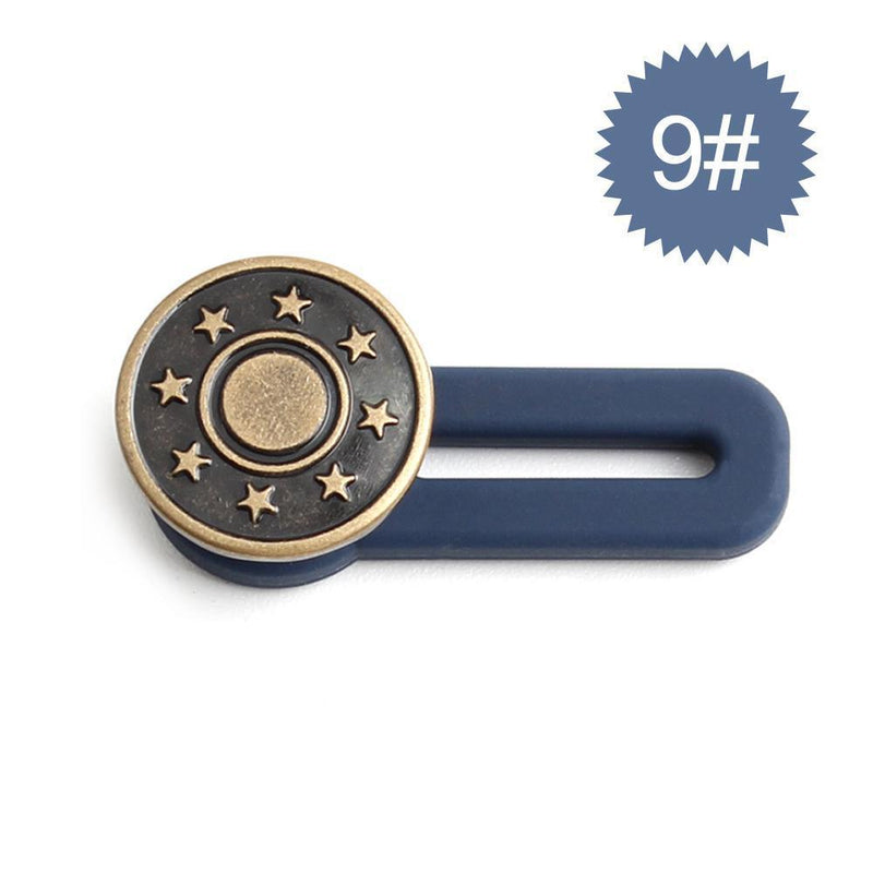 Jeans Retractable Buttons Extension Buckle