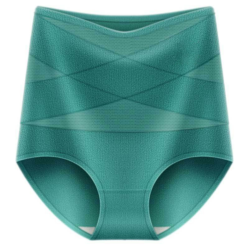 Silk High Waist Crossover Body Shaping Panties